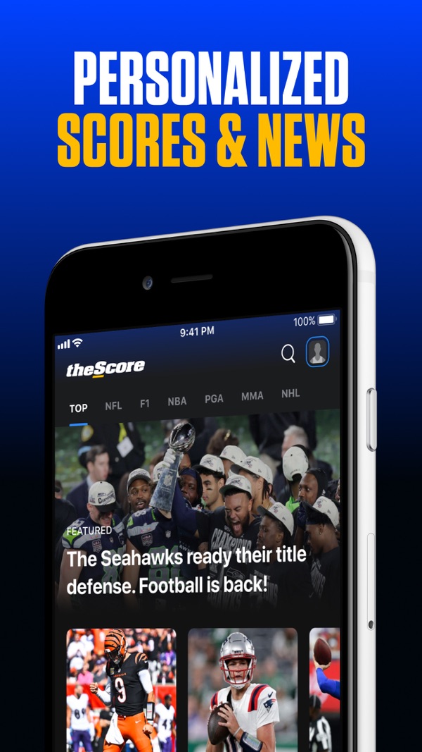 theScore iPhone screenshot 2