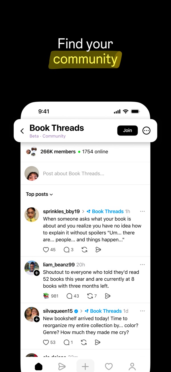Threads iPhone screenshot 3