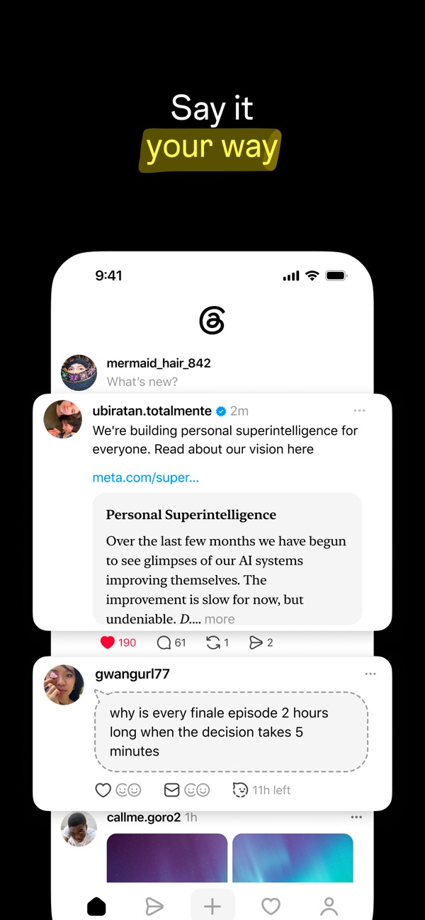 Threads iPhone screenshot 6