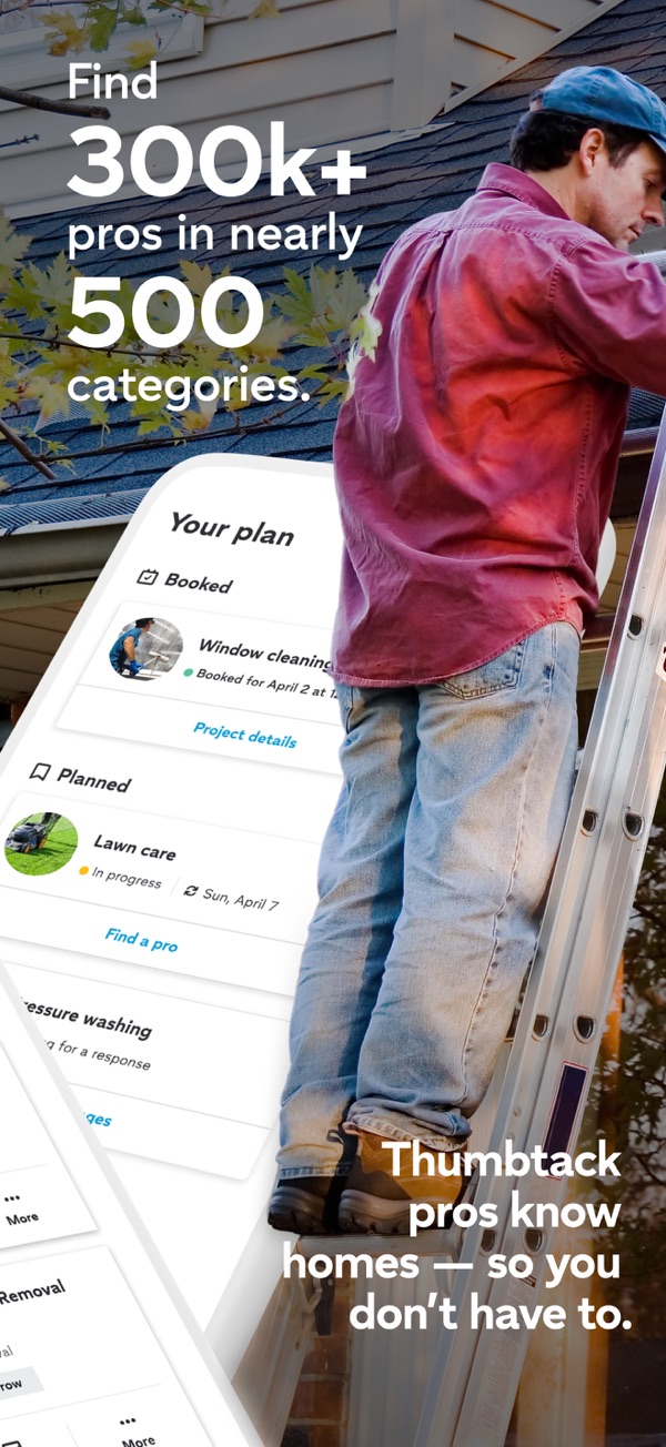 Thumbtack iPhone screenshot 2