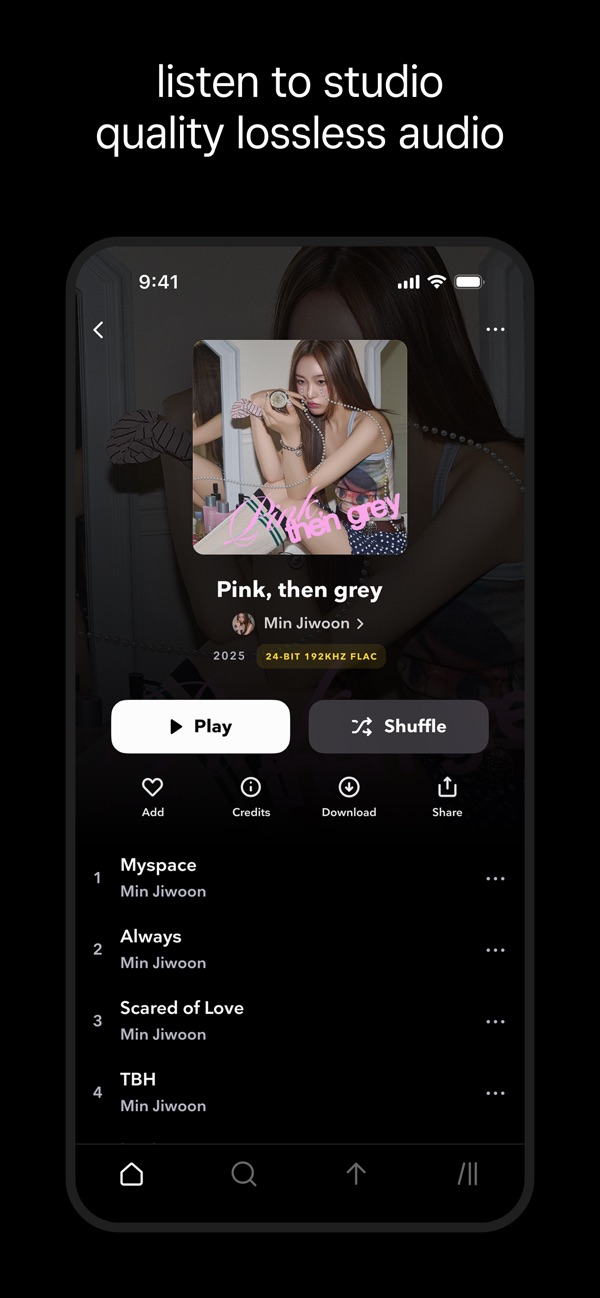 TIDAL Music iPhone screenshot 3