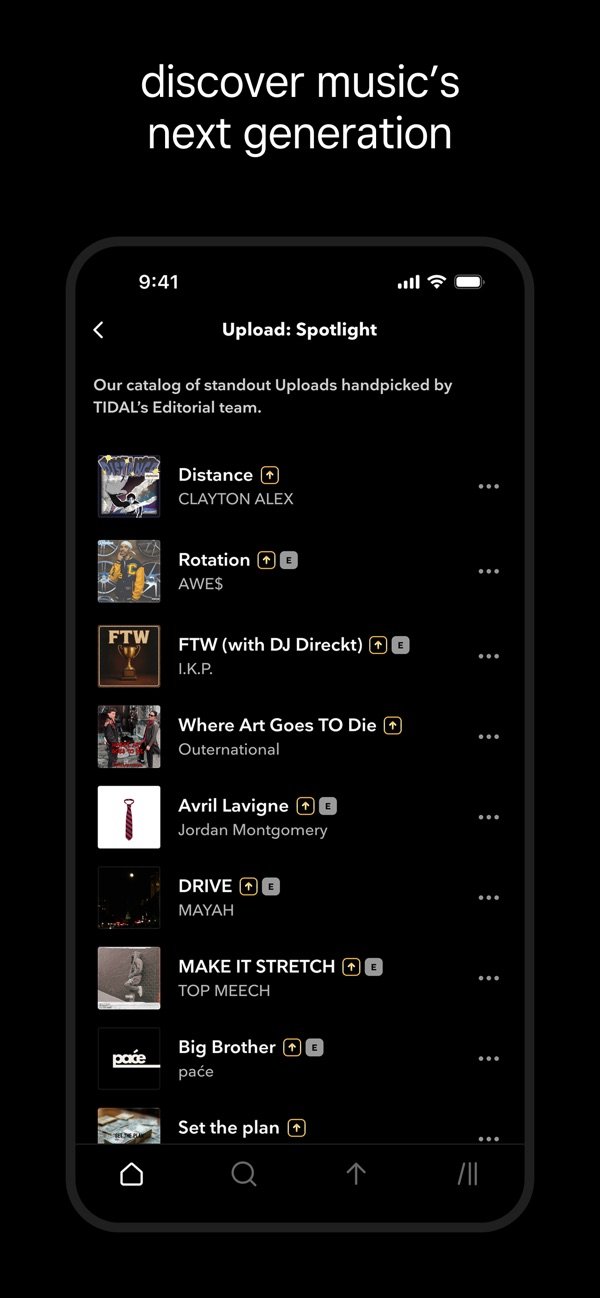 TIDAL Music iPhone screenshot 5
