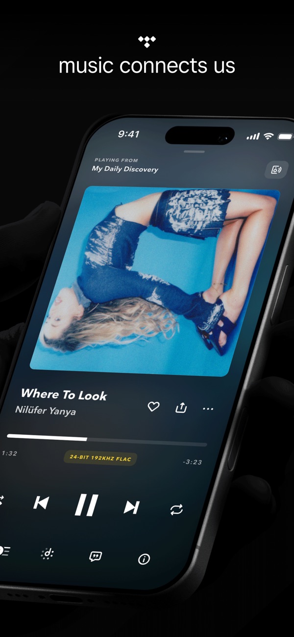 TIDAL Music iPhone screenshot 1