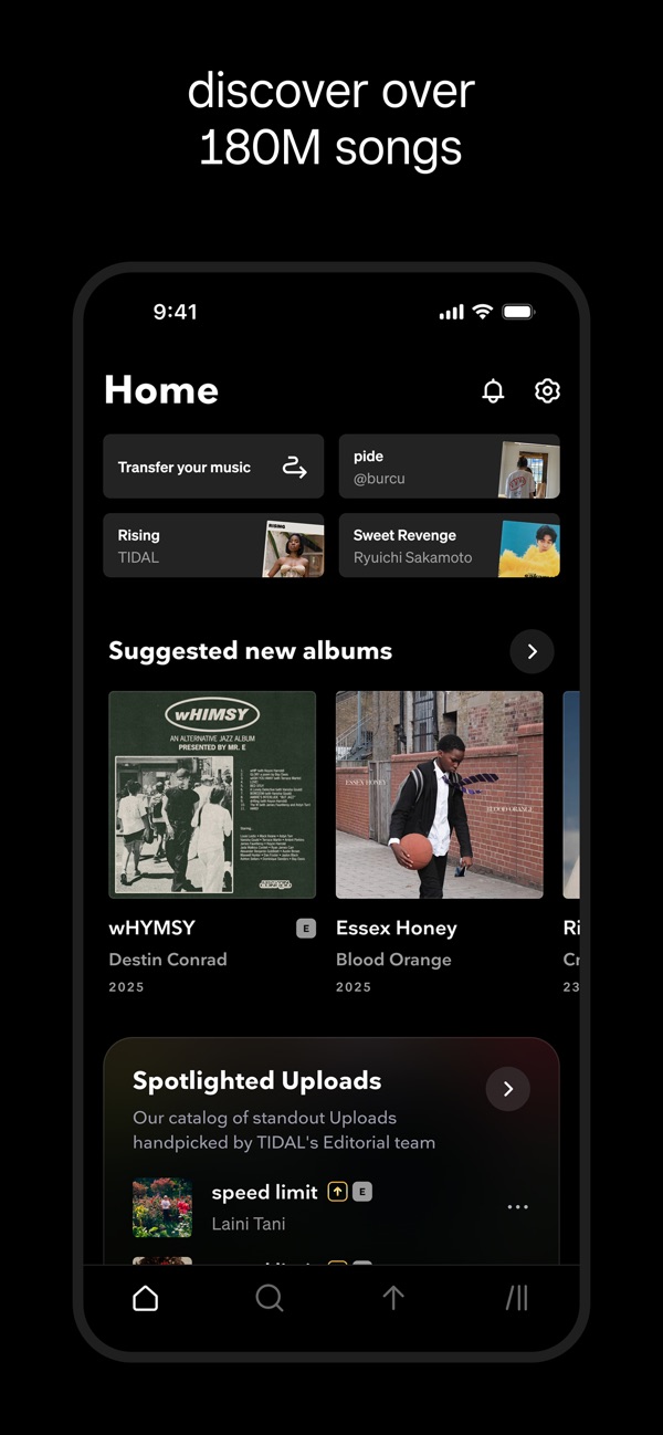 TIDAL Music iPhone screenshot 4