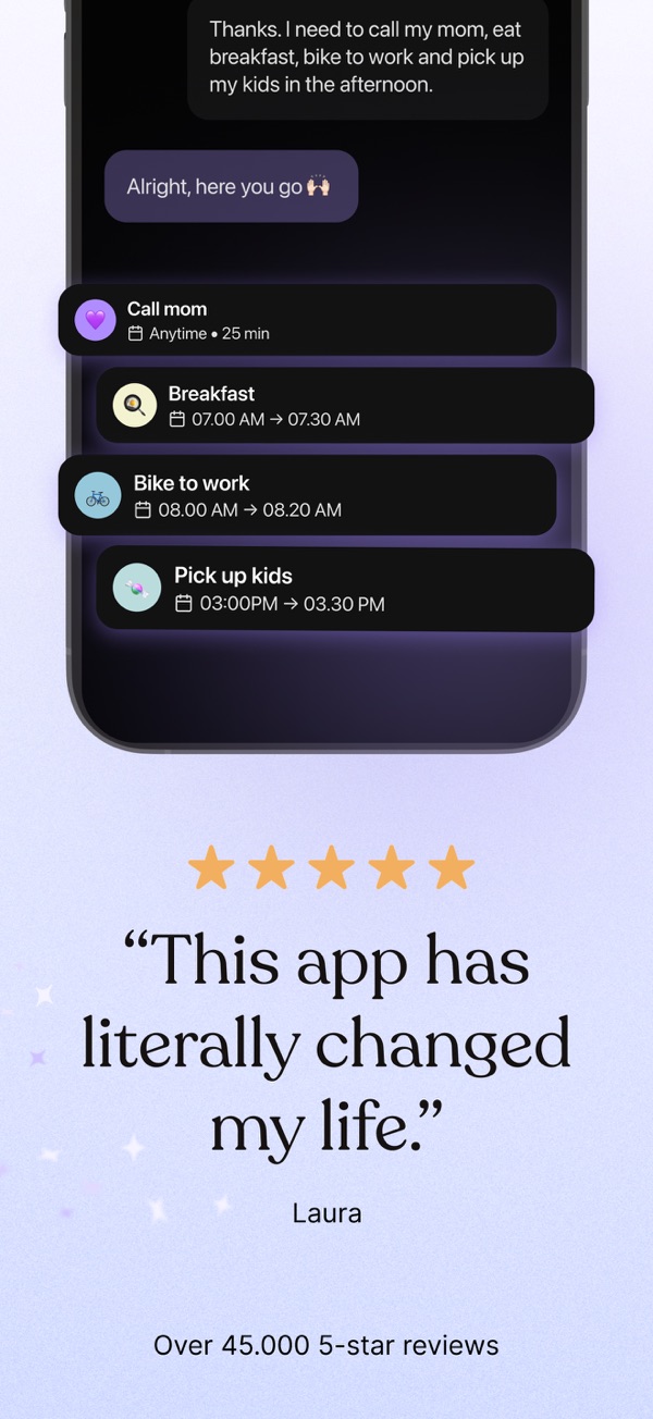 Tiimo iPhone screenshot 2