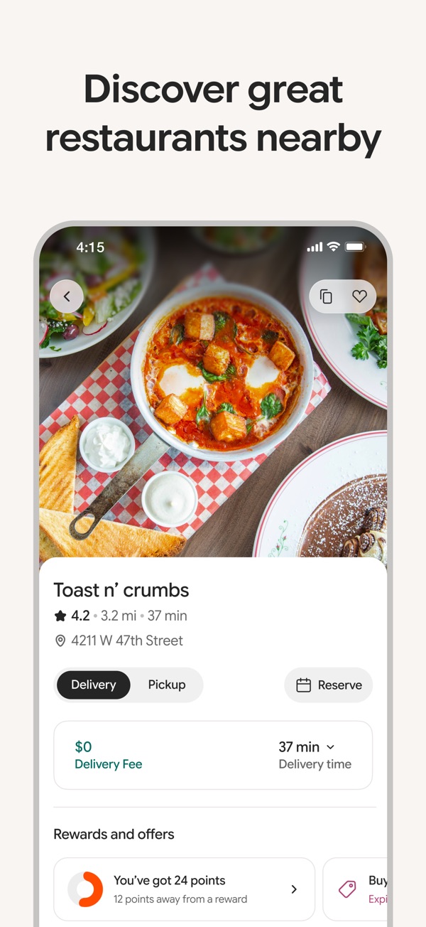 Toast iPhone screenshot 2