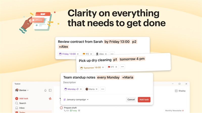 Todoist Windows screenshot 2
