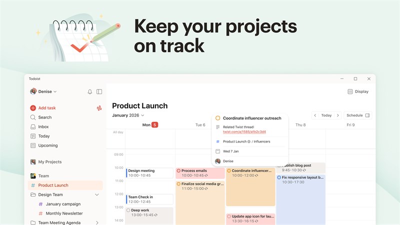 Todoist Windows screenshot 3