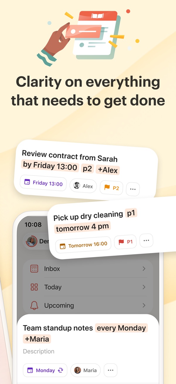 Todoist iPhone screenshot 2
