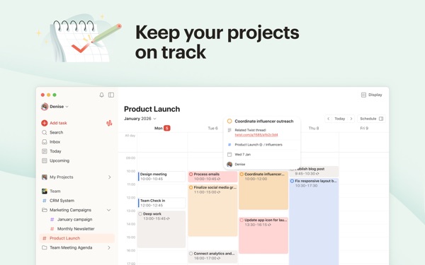 Todoist Mac screenshot 3