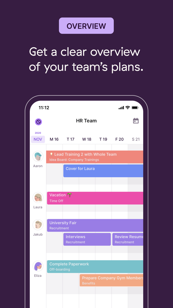 Toggl Plan iPhone screenshot 1
