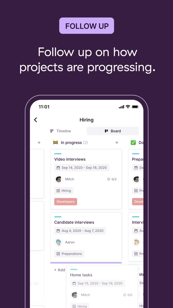 Toggl Plan iPhone screenshot 7