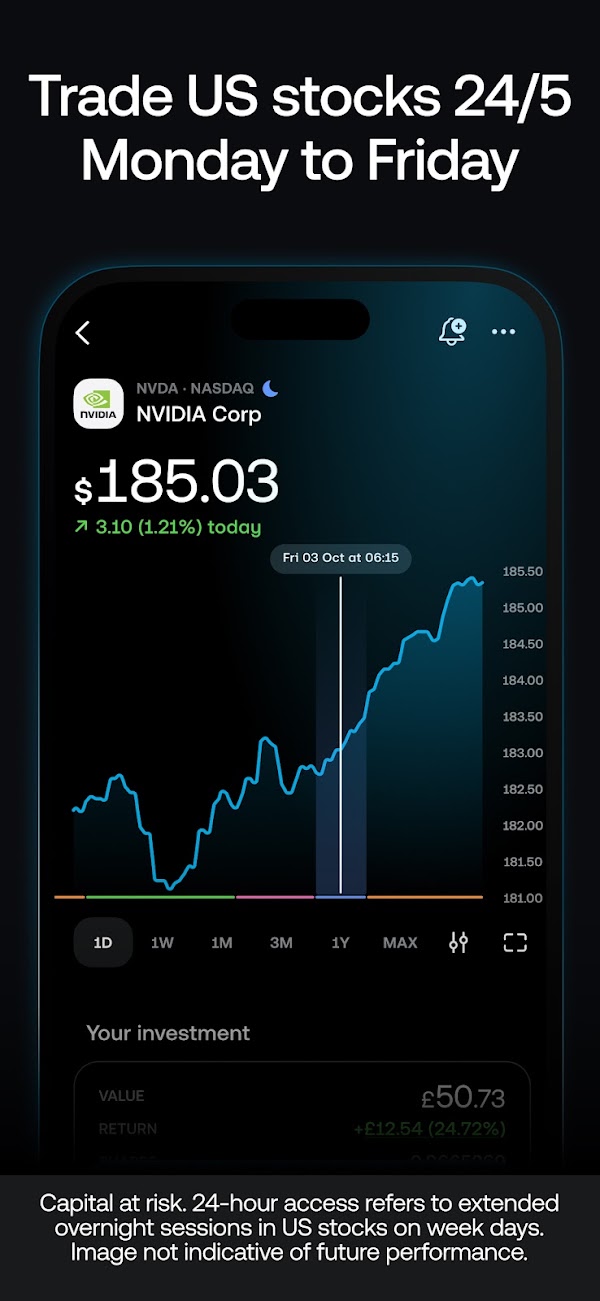 Trading 212 Android phone screenshot 2