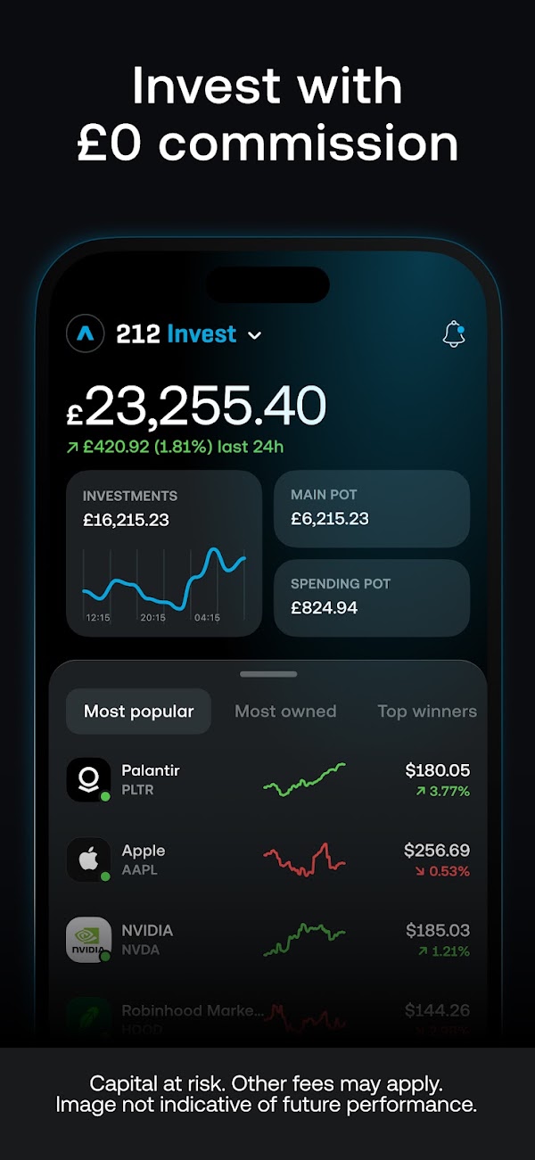Trading 212 Android phone screenshot 1