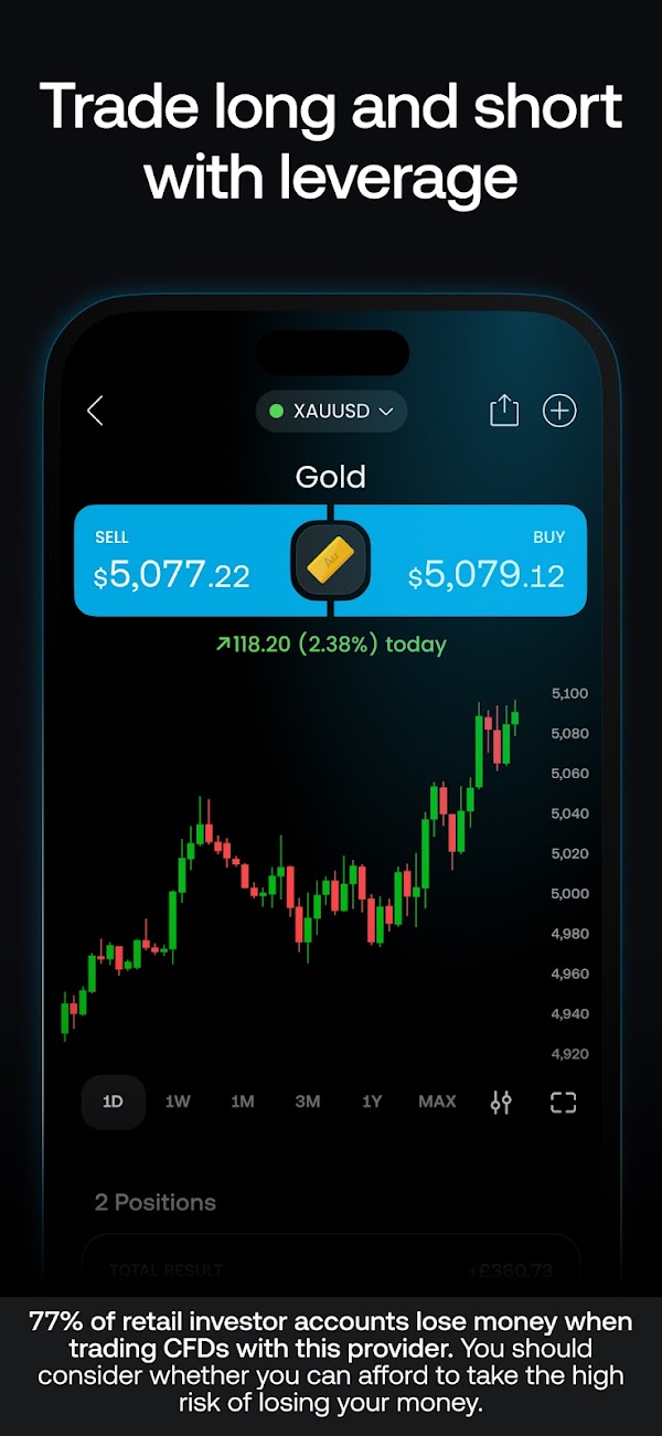 Trading 212 Android phone screenshot 4