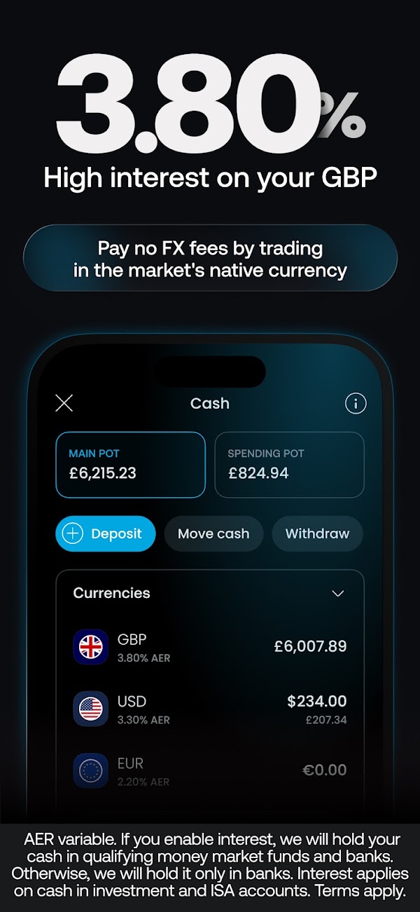 Trading 212 Android phone screenshot 5