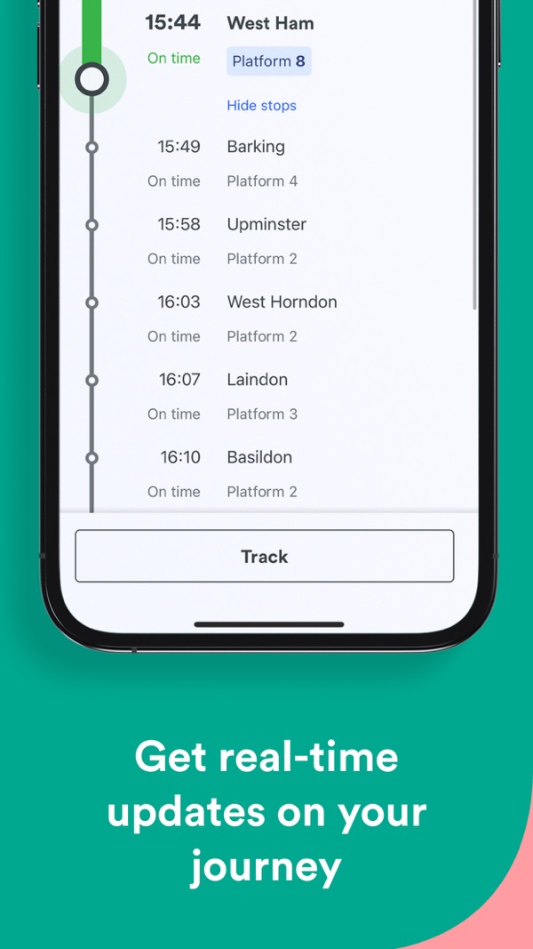 Trainline iPhone screenshot 4