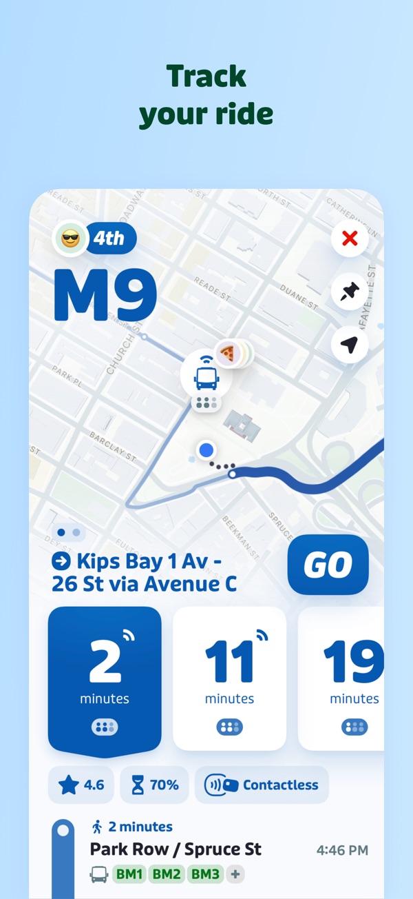 Transit • Subway & Bus Times iPhone screenshot 2