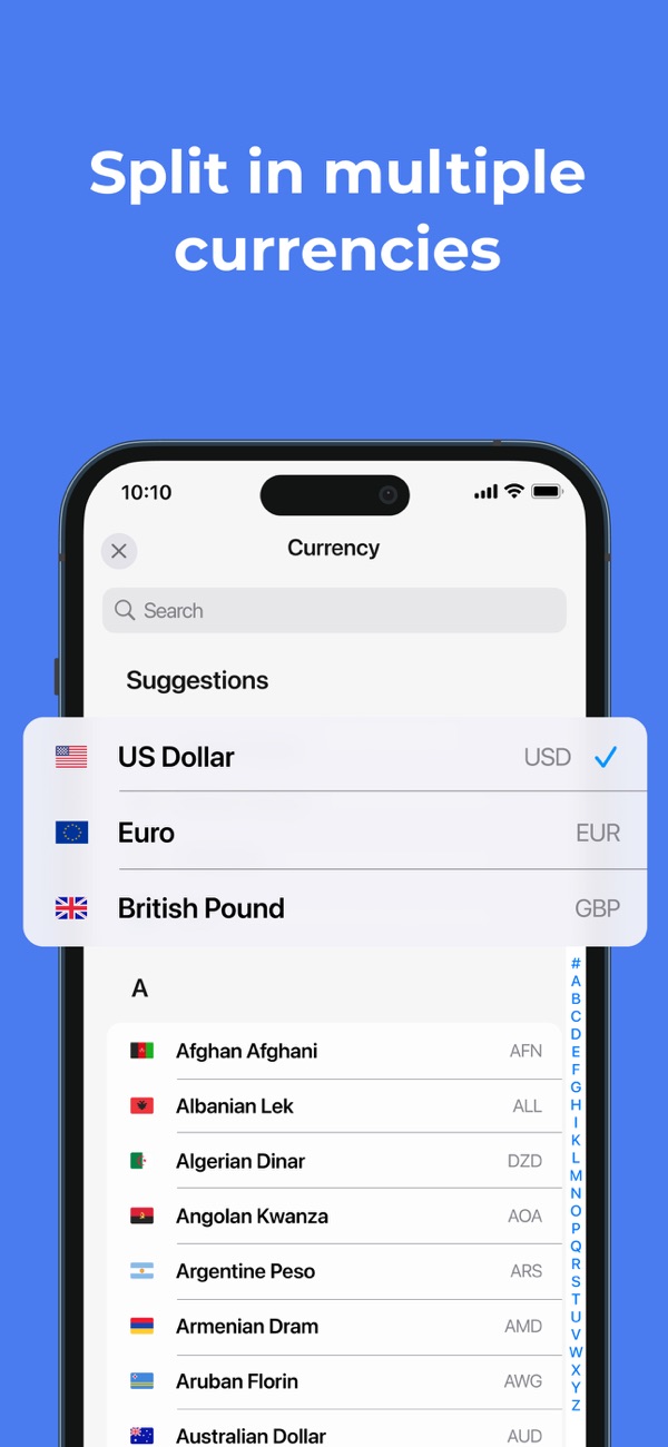 tricount iPhone screenshot 6