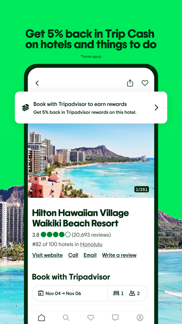 Tripadvisor iPhone screenshot 2