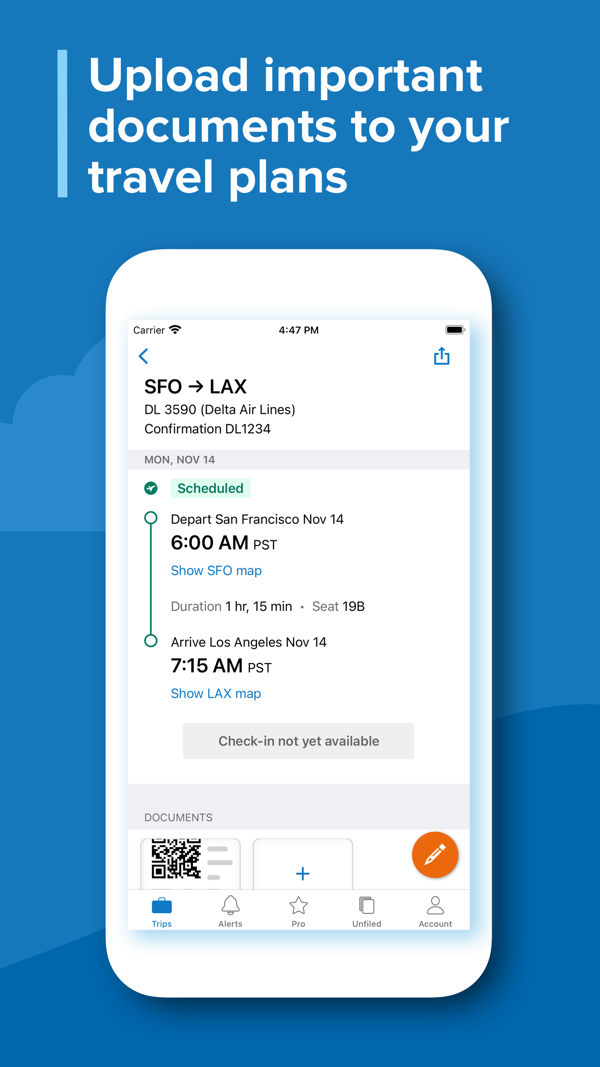 TripIt iPhone screenshot 5