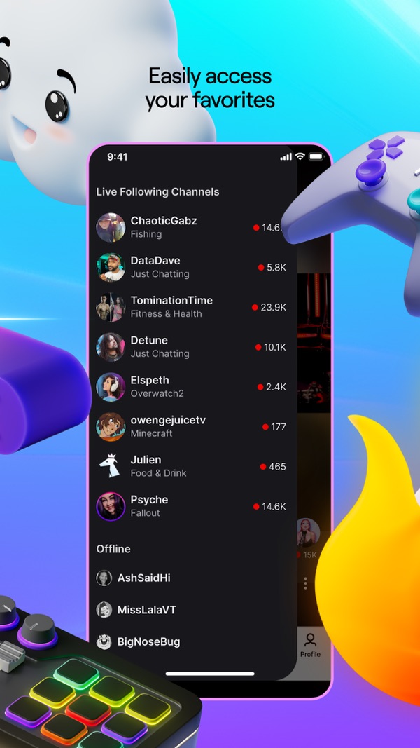 Twitch iPhone screenshot 2