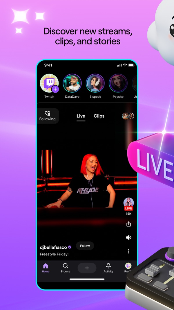 Twitch iPhone screenshot 1