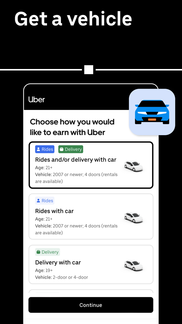Uber iPhone screenshot 5