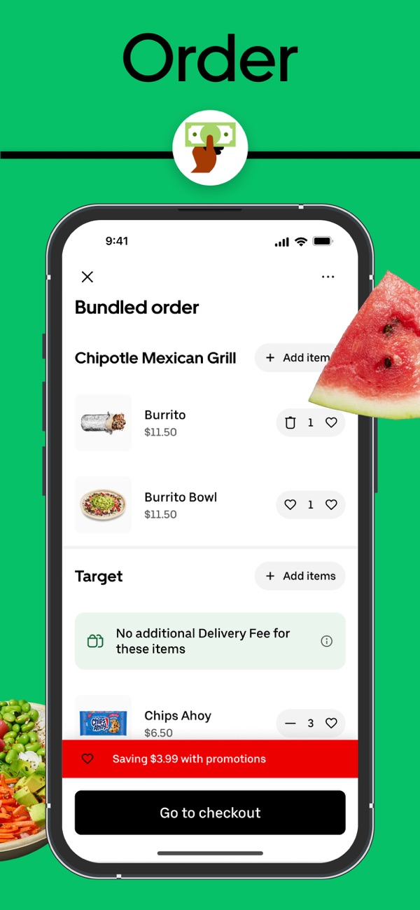 Uber Eats iPhone screenshot 4