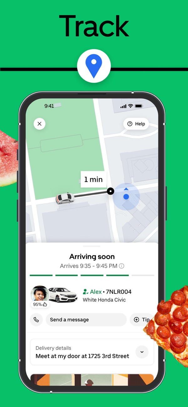 Uber Eats iPhone screenshot 5