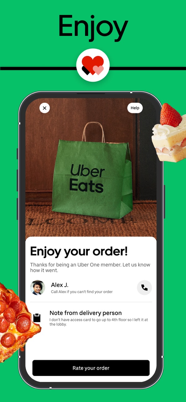 Uber Eats iPhone screenshot 6