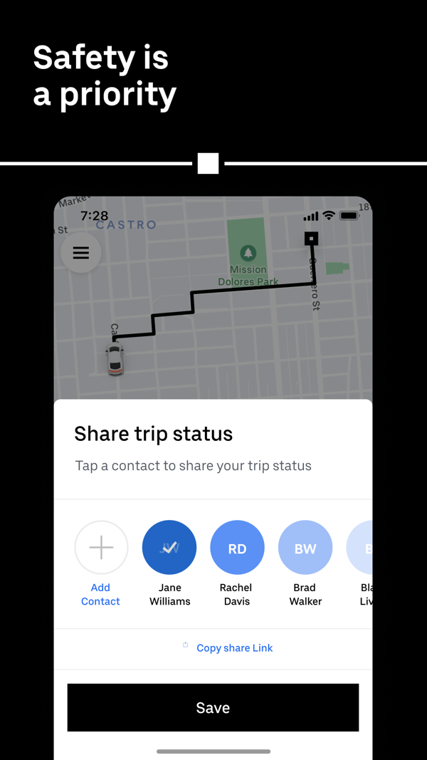 Uber iPhone screenshot 7