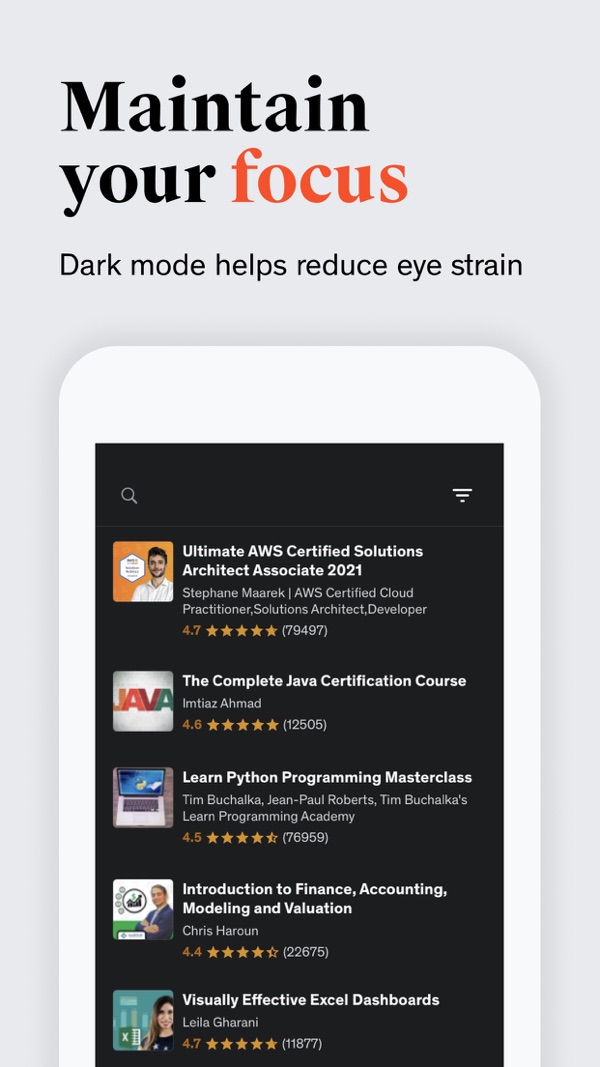 Udemy Online Video Courses iPhone screenshot 6