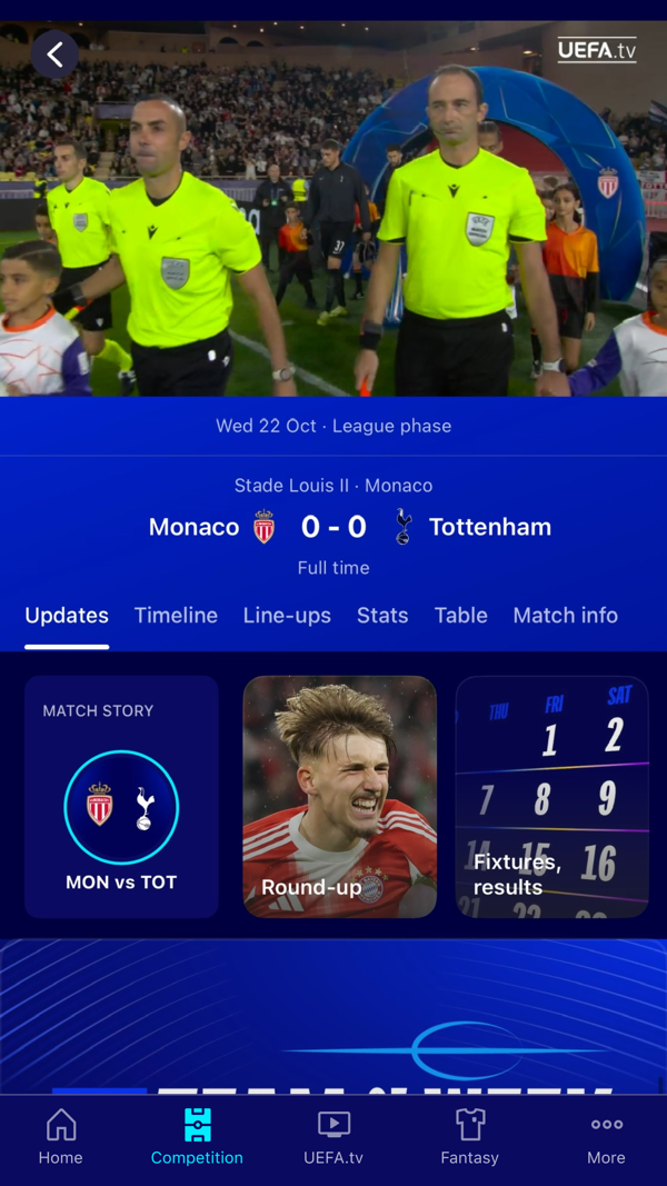 UEFA Champions League Official iPhone screenshot 6