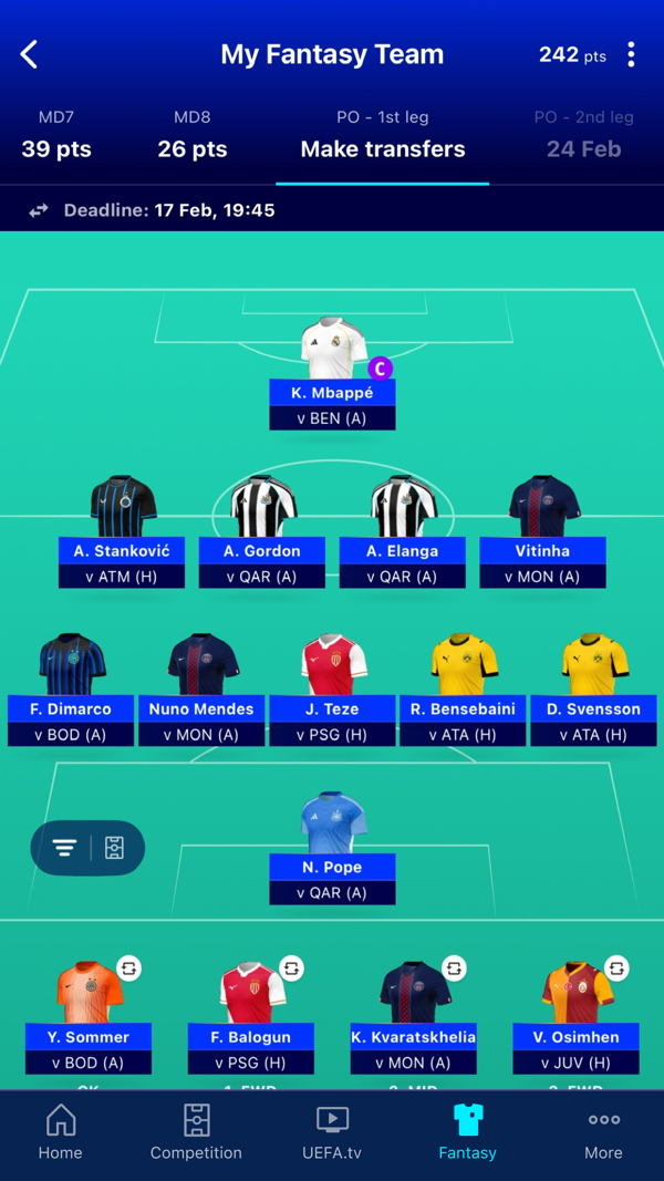 UEFA Champions League Official iPhone screenshot 5