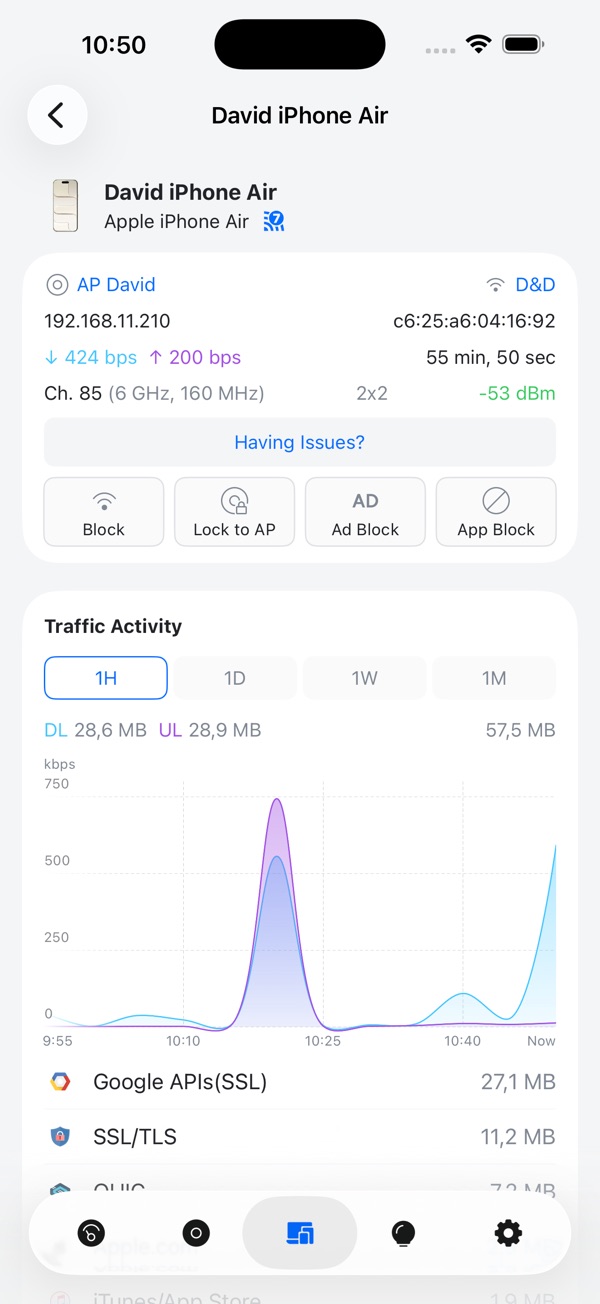 UniFi iPhone screenshot 2