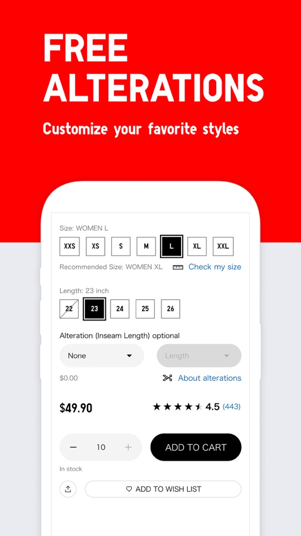 UNIQLO iPhone screenshot 8