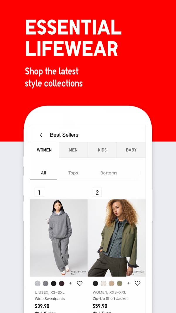 UNIQLO iPhone screenshot 4