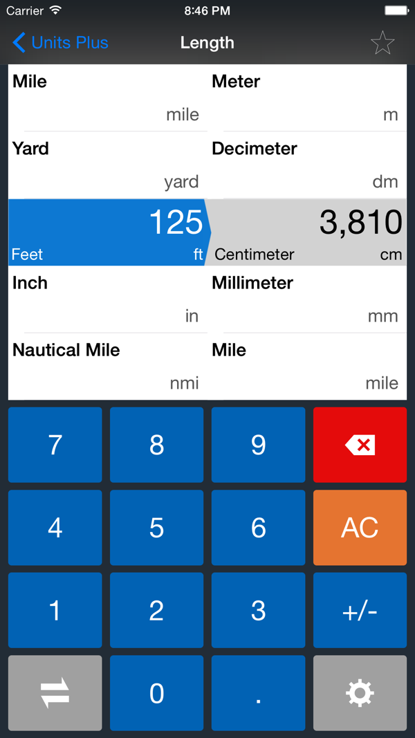 Unit Converter iPhone screenshot 4