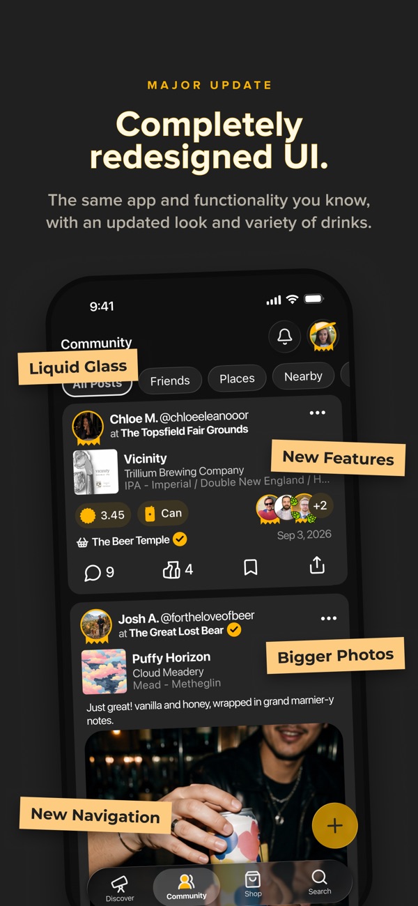Untappd iPhone screenshot 1