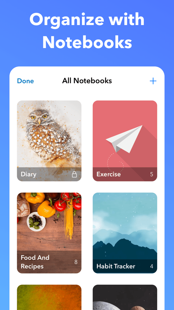 UpNote iPhone screenshot 3