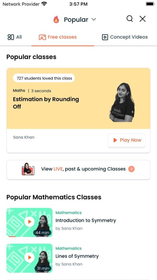 Vedantu Learning App iPhone screenshot 2