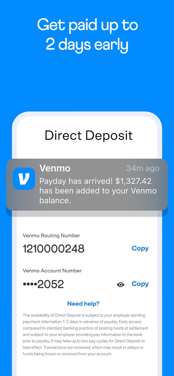 Venmo iPhone screenshot 4
