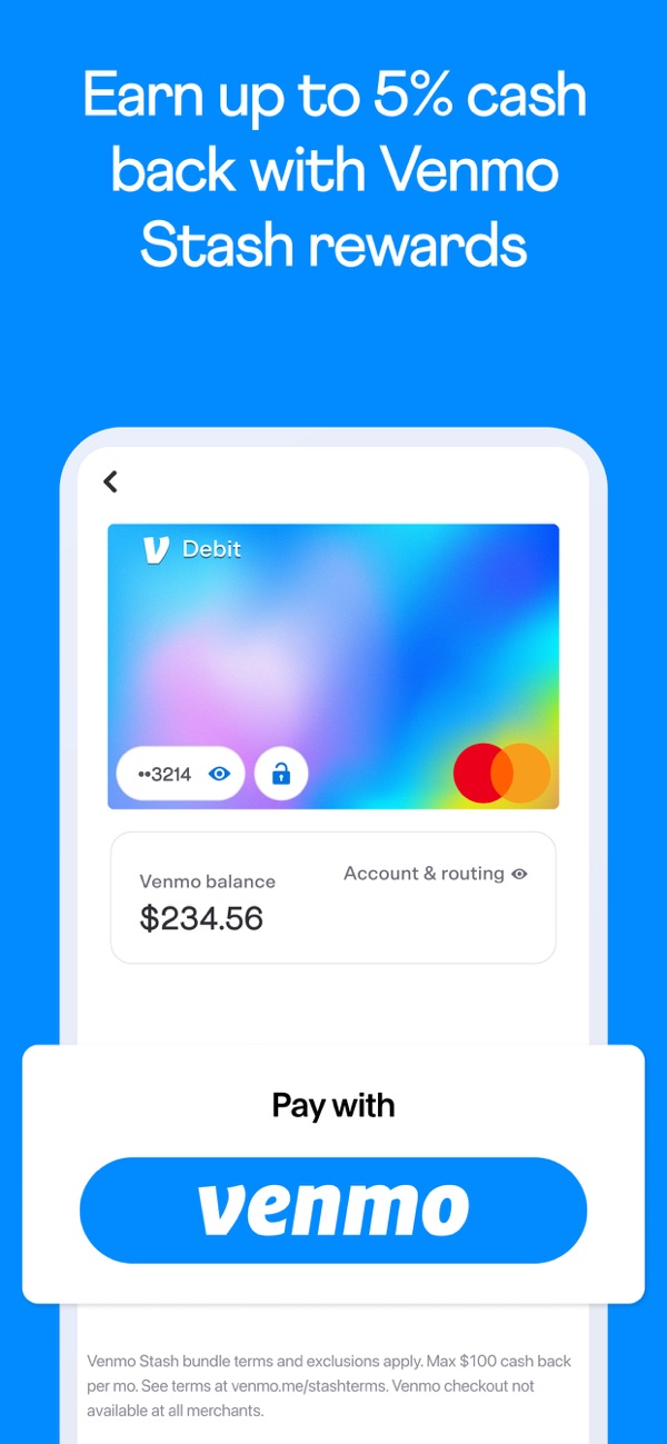 Venmo iPhone screenshot 2
