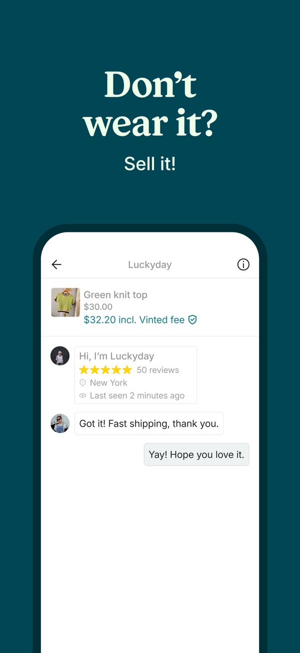 Vinted iPhone screenshot 6