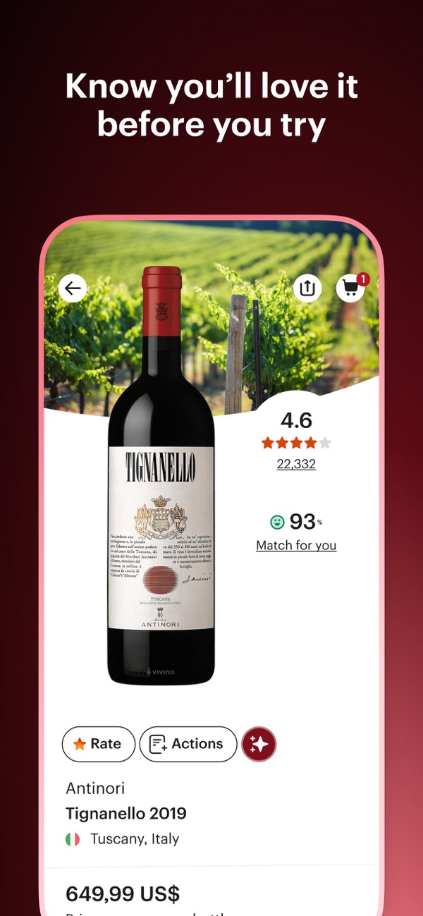 Vivino iPhone screenshot 4