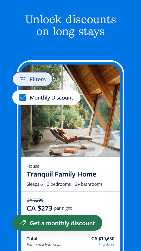 Vrbo iPhone screenshot 2