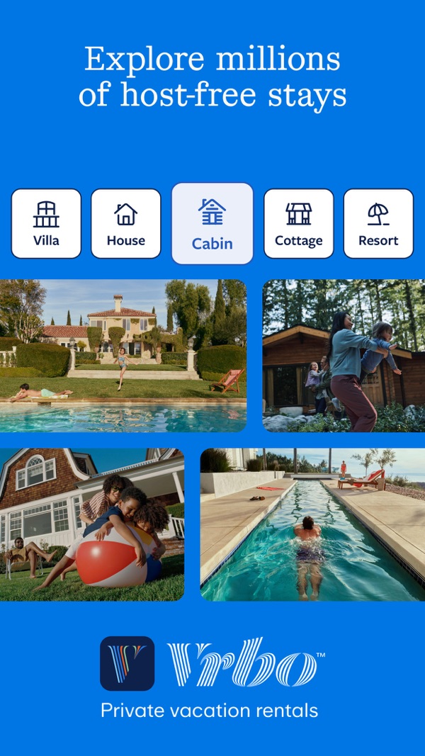 Vrbo iPhone screenshot 1
