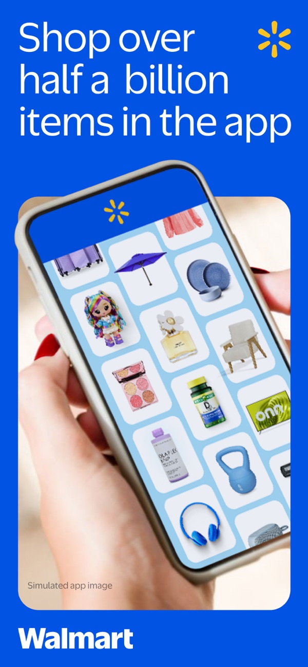 Walmart iPhone screenshot 1