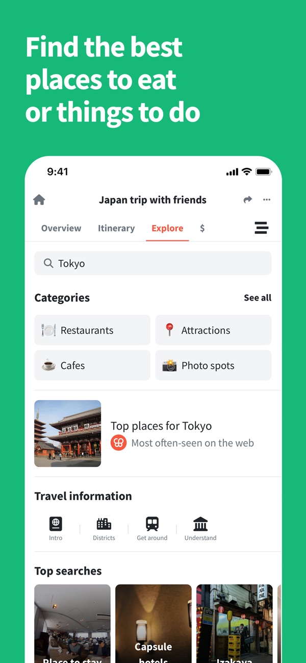 Wanderlog iPhone screenshot 6